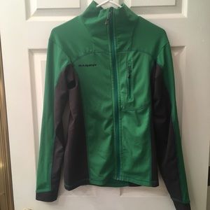 Mammut grid fleece jacket men’s small green